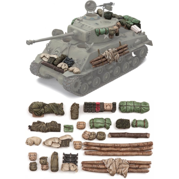 Amerik WK II Maßstab 1:16 RC Panzer Zubehör Waffenset