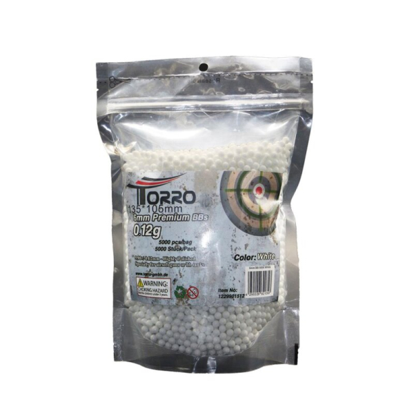 5000 Schuss 6mm Munition Weiß