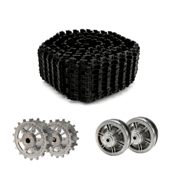 Panther / Jagdpanther Ausf. G Metallketten, Metalltreib- und Leiträder