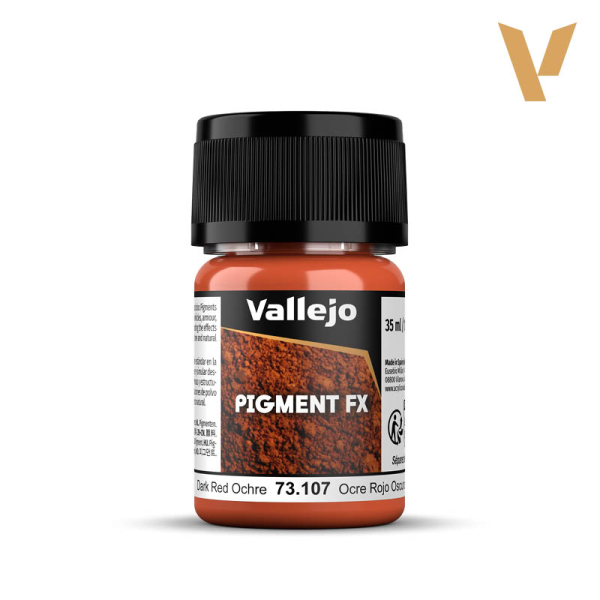 Pigment "Dunkelroter Ocker" von Vallejo