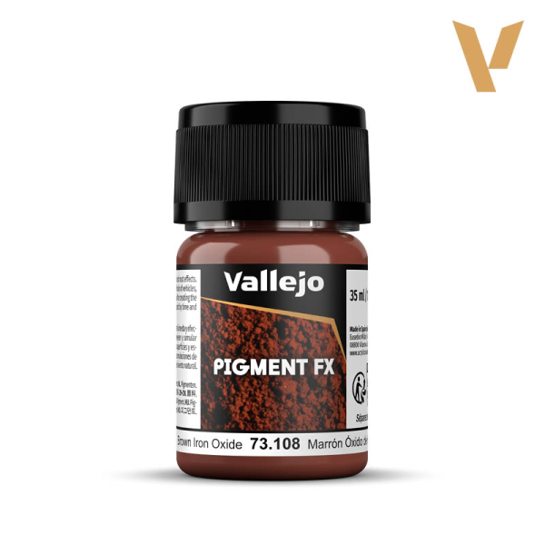 Pigment "Braunes Eisenoxid" von Vallejo