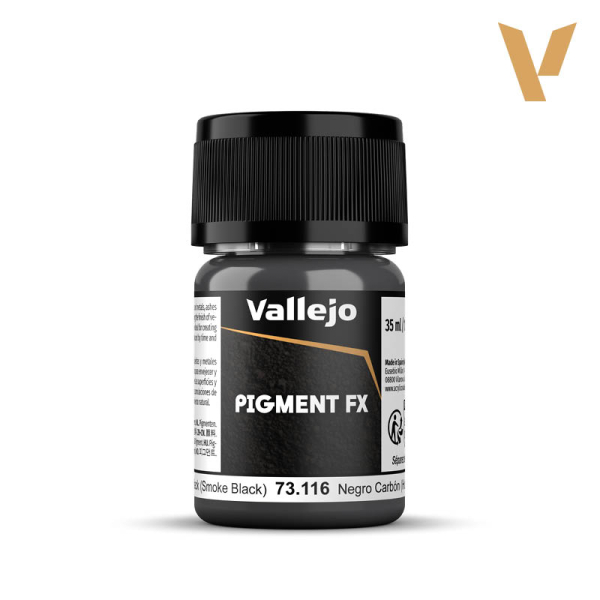 Pigment "Ruß (Rauch)" von Vallejo